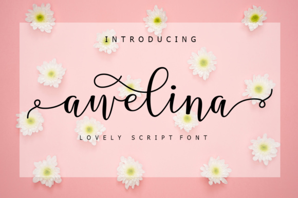 Awelina Script: A Sweet Calligraphy Font for Modern Design