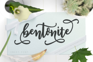 Bentonite Script: The Modern Calligraphy Font for Elegant Designs