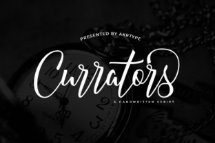 Currators Script: A Modern Handwritten Font for Vintage Branding