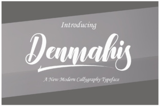 Denmahis Script: The Modern Calligraphy for Elegant Design