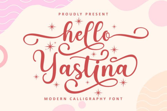 Hello Yustina Script: A Freestyle Font for Authentic Design