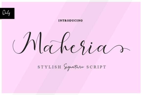 Maheria Script: Crafting Authentic Elegance in Modern Design