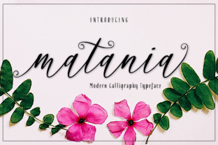Matania Script: A Modern Calligraphy Font with Handmade Soul
