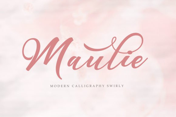 Maulie Script: The Elegant Calligraphy Font for Modern Designers