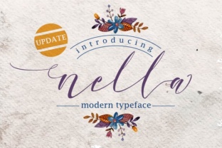 Nella Script: A Modern Calligraphy Typeface for Elegant Branding