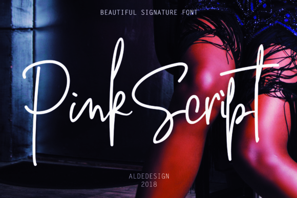 Pink Script: A Handwritten Typeface with Real Character