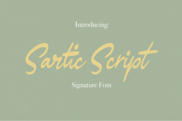 Sartic Script: Bringing Authentic Handwritten Style to Your Brand