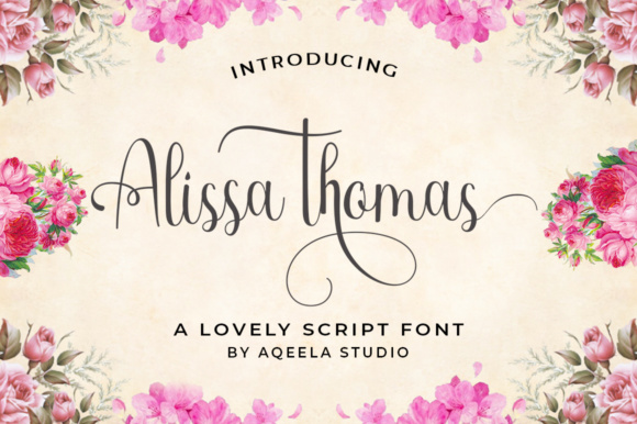 The Flowing Elegance of Alissa Thomas Script in Modern Design