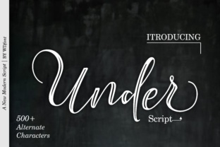 Under Script: A Smooth Handwritten Font for Elegant Branding