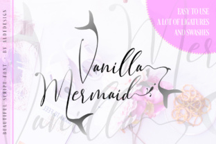 Vanilla Mermaid Script: A Playful Premium Font for Creative Designs